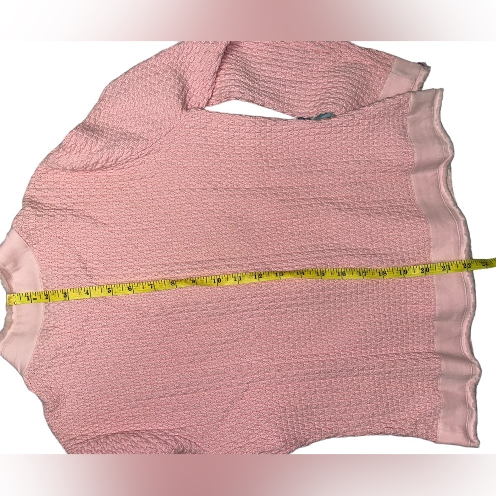 Talbots Textured Cotton Cardigan Size Small. GUC magnetic button front. - Picture 12 of 13